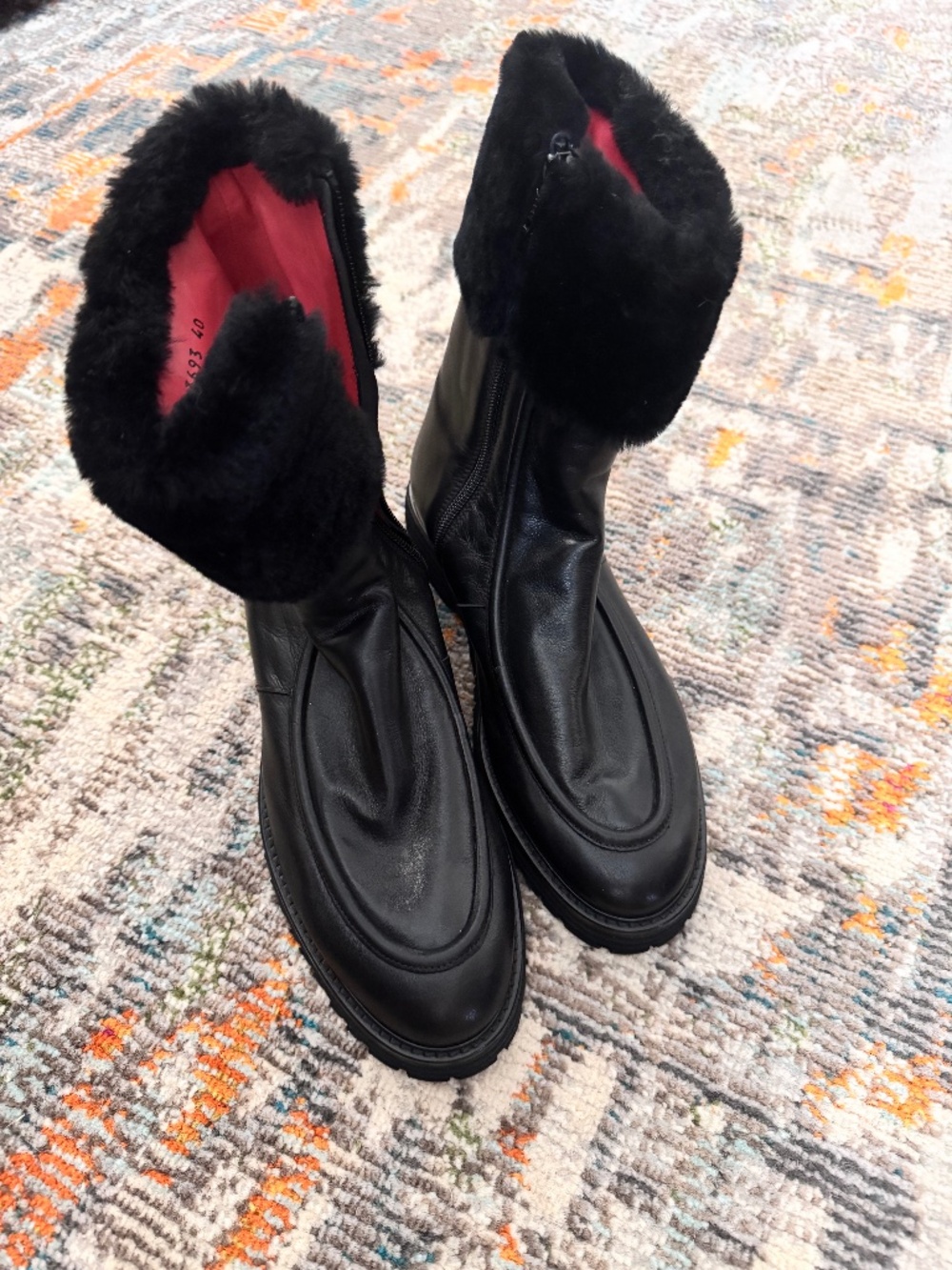 Pas de Rouge mid-calf winter boots